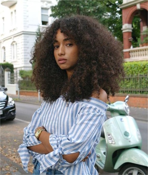 Glueless curly Wig