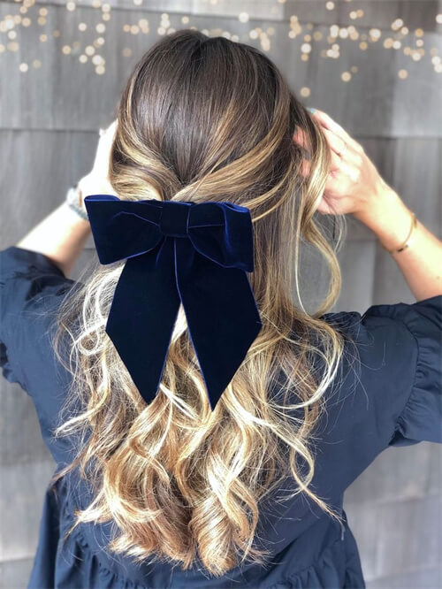 Half Up Half Down with Bow