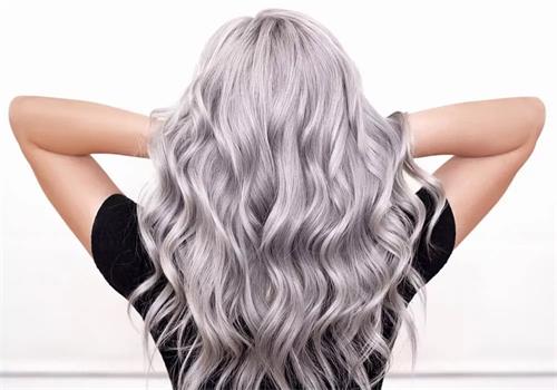 how do you put grey on a wig