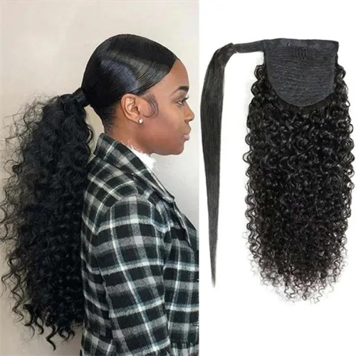 Weave Curly Ponytail