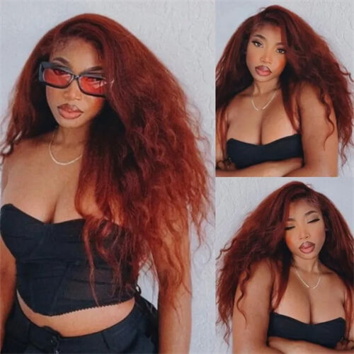 kinky straight wig