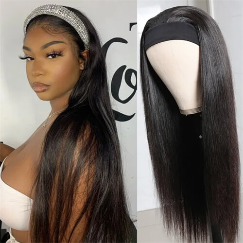 Nadula Straight Hair Wig Headband Wig