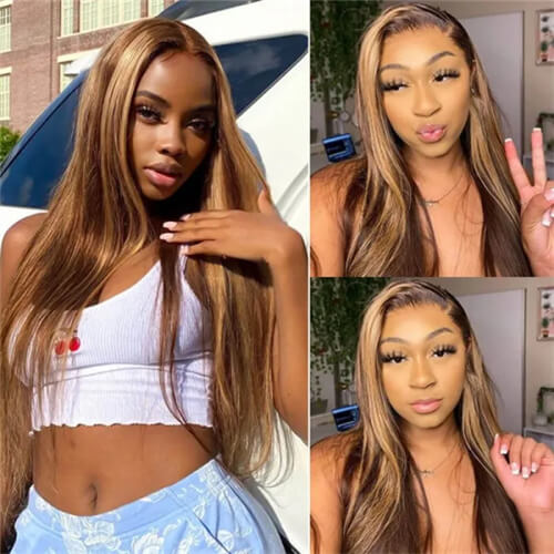 Straight Brown Hair wig