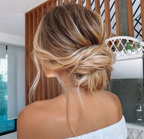 Twisted Low Bun
