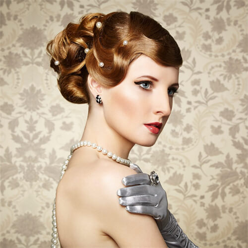 Vintage Bun Hairstyle