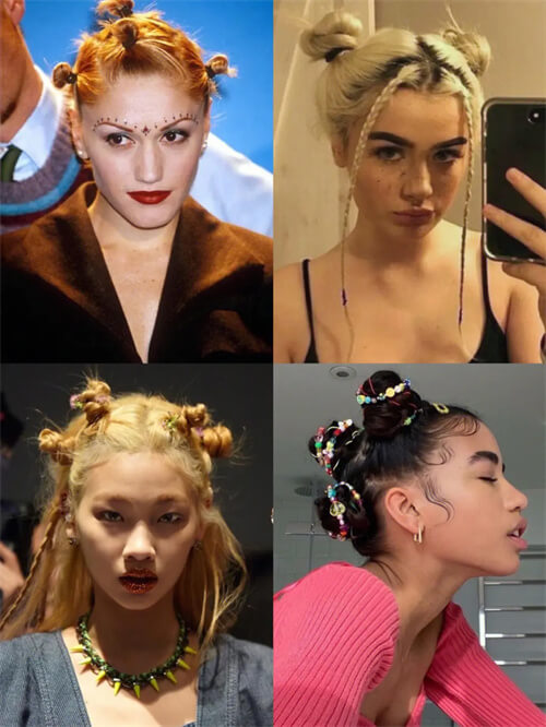 Y2K hairstyle