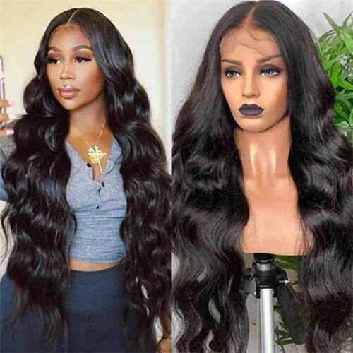 body wave lace closure wigs