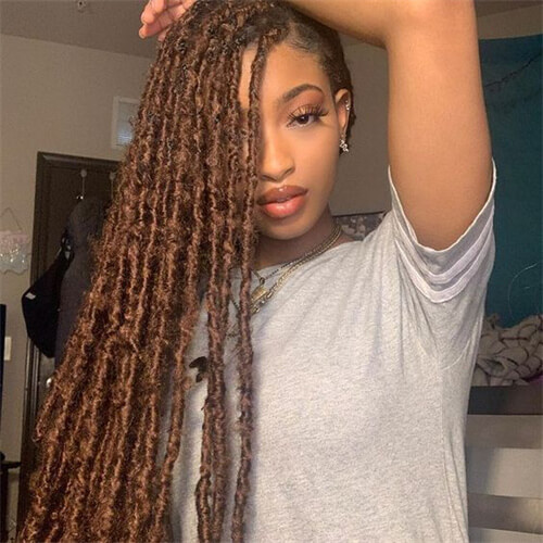 brown butterfly locs