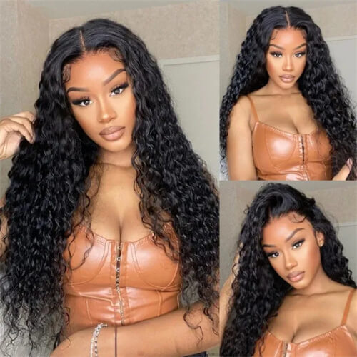 curly lace front wig