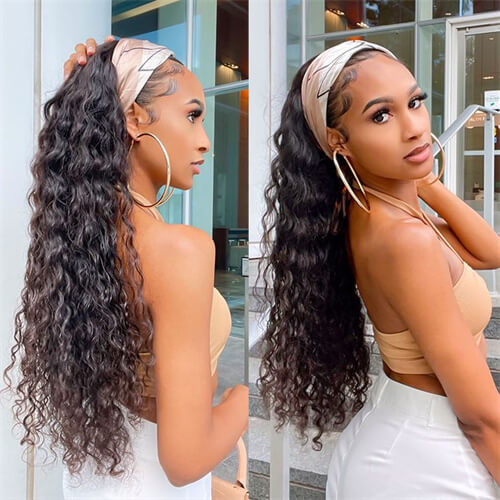 headband wig black women