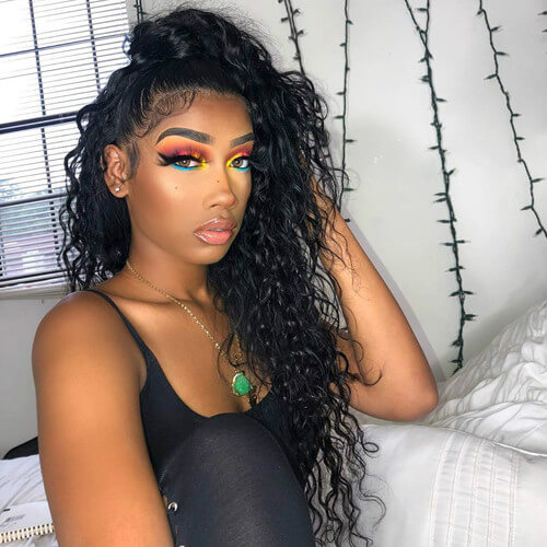 closure half-up half down