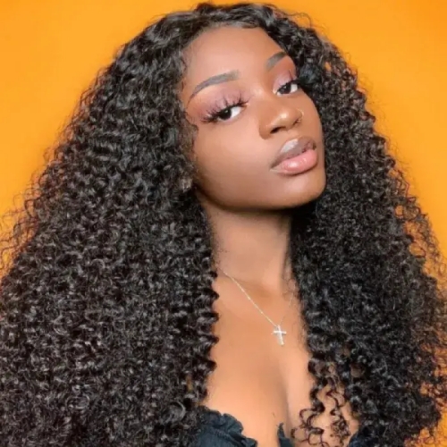 kinky straight 13x4 wig