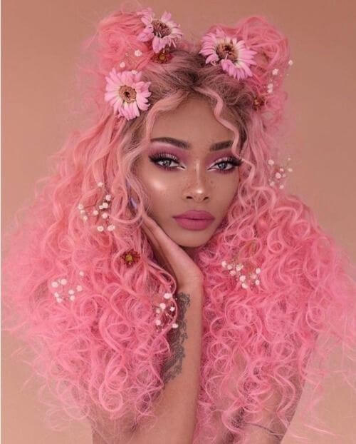 long curly hair wigs