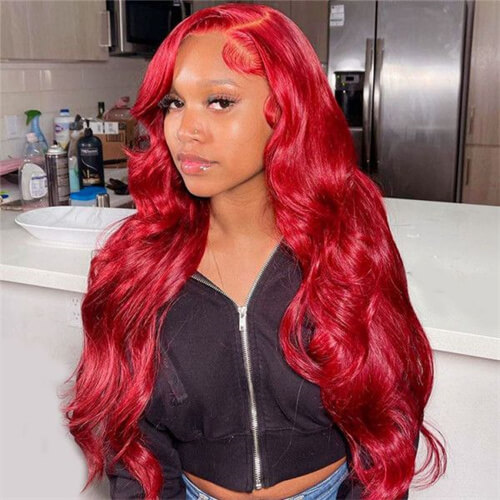 red wig