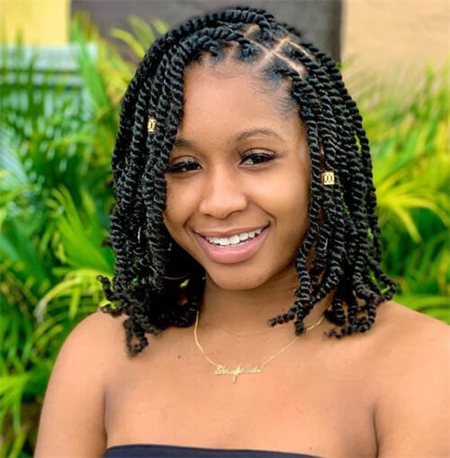  Short Hair Kinky Twists