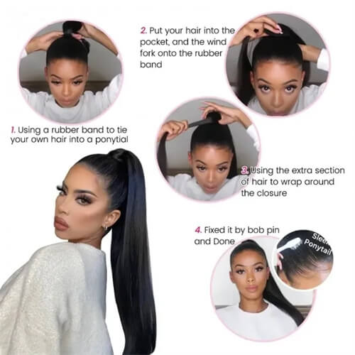 weave ponytail hair extensions
