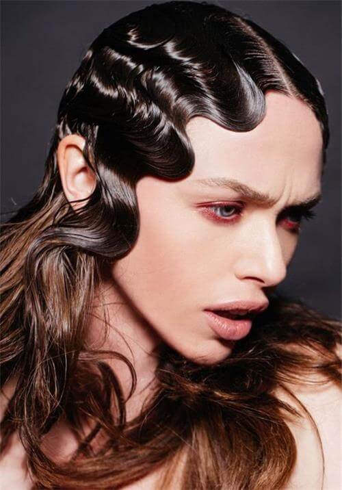 wet hair hairstyle
