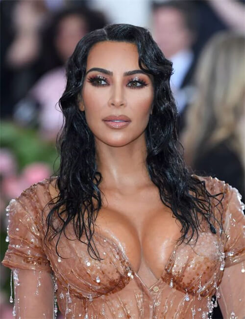 wet hair look