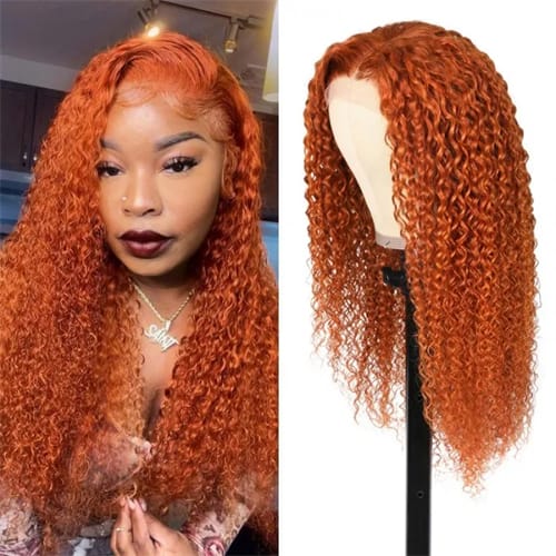 ginger curly wig