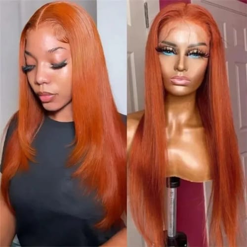 ginger straight wig