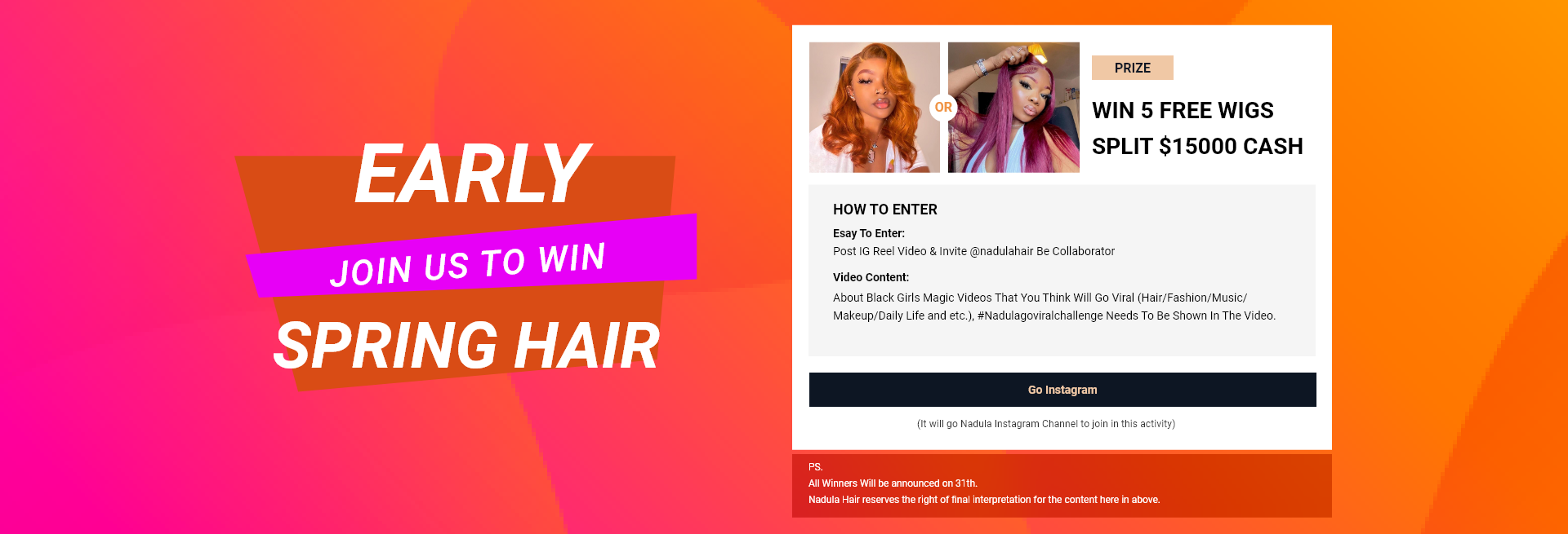Win Free Hair